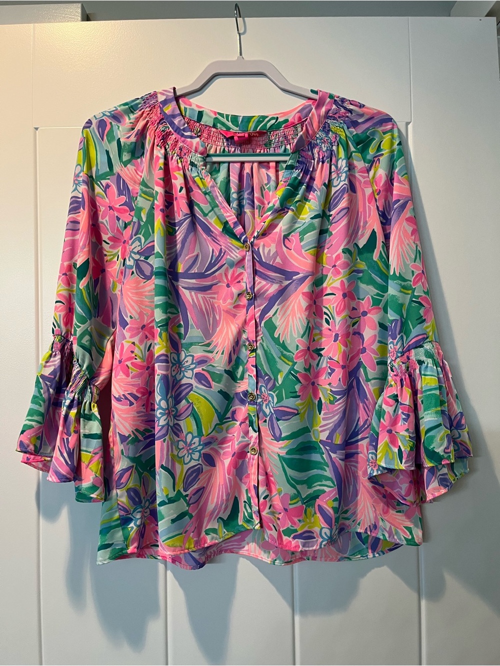 Lilly Pulitzer Dakota top in it was all a dream print